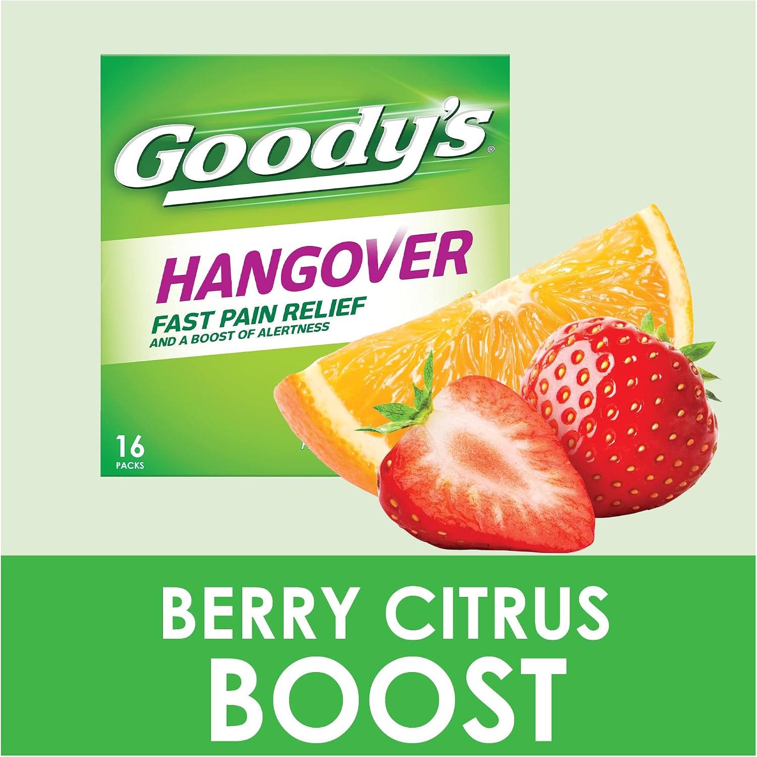 image:imageGoodys Hangover Relief Powder Dual Action Berry Citrus 4 Count 6 Pk