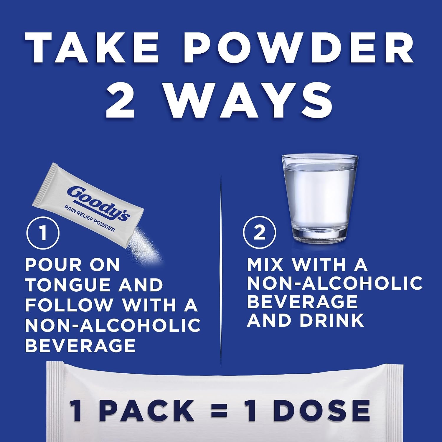 image:imageGoodys Triple Action Headache Powder Extra Strength Pain Relief 50 CountOriginal