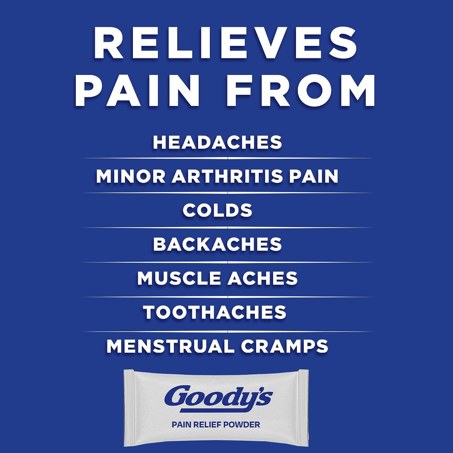 image:imageGoodys Triple Action Headache Powder Extra Strength Pain Relief 50 CountOriginal