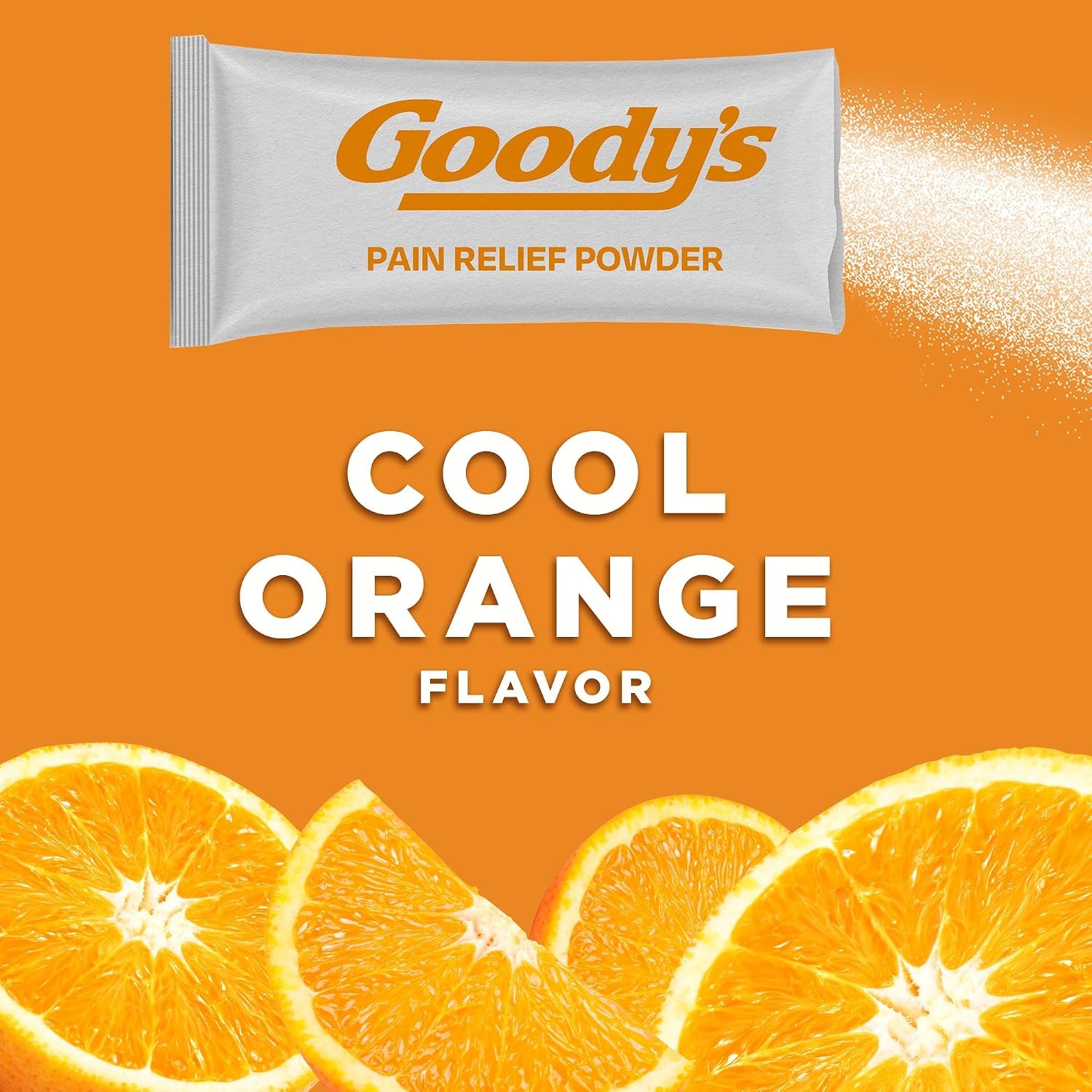 image:imageGoodys Triple Action Pain Relief Cool Orange Powder 4 Count Pack of 624 Count Pack of 1